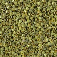 Miyuki delica beads 10/0 - Opaque chartreuse picasso DBM-2265